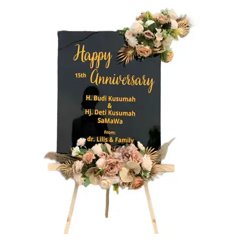 Papan Bunga Akrilik Birugo